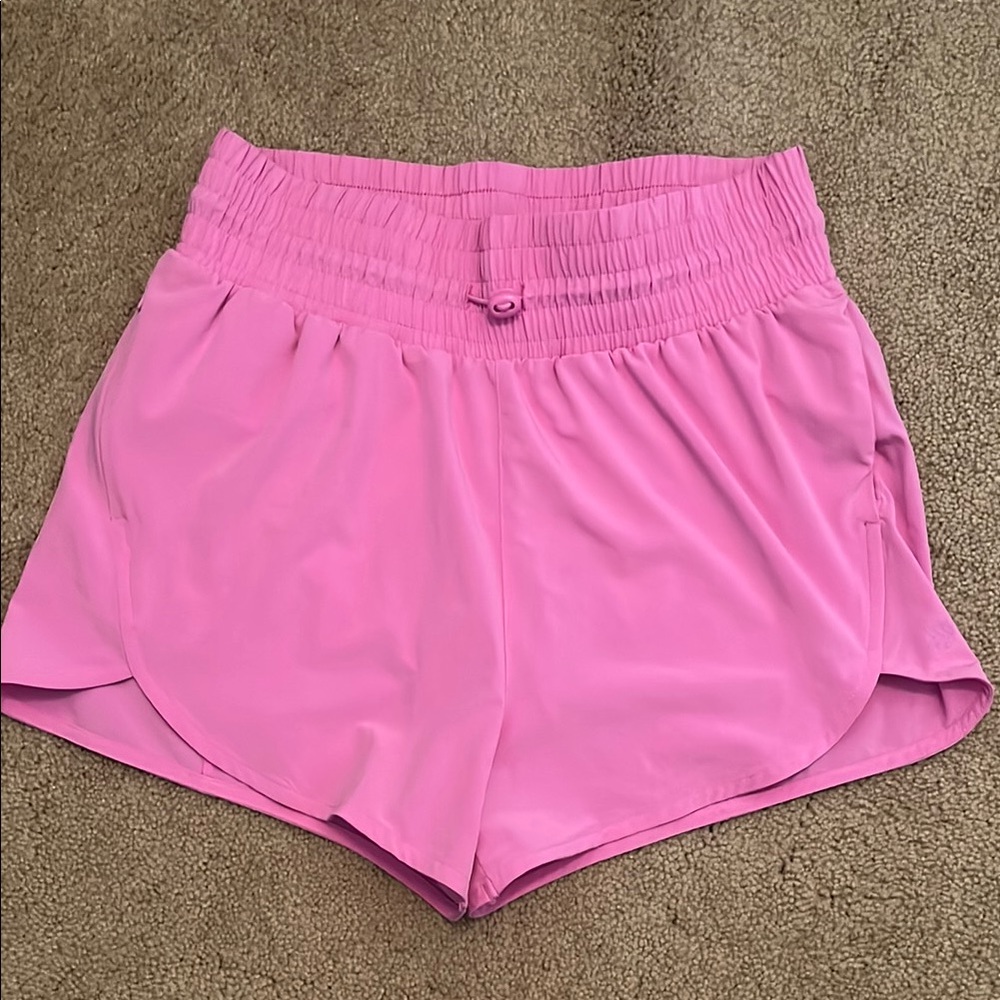 All in Motion Pink Athletic Shorts Lightweight Elastic Waist